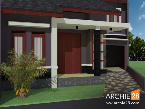  Rumah Minimalis Modern di Lahan Trapesium ARCHIE 28 